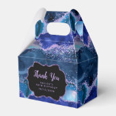 ダークブルーパープル海アゲート誕生日サンキュー フェイバーボックス (裏面サイド)