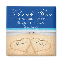 ダークブルービーチ結婚式2ハートズインザサンド