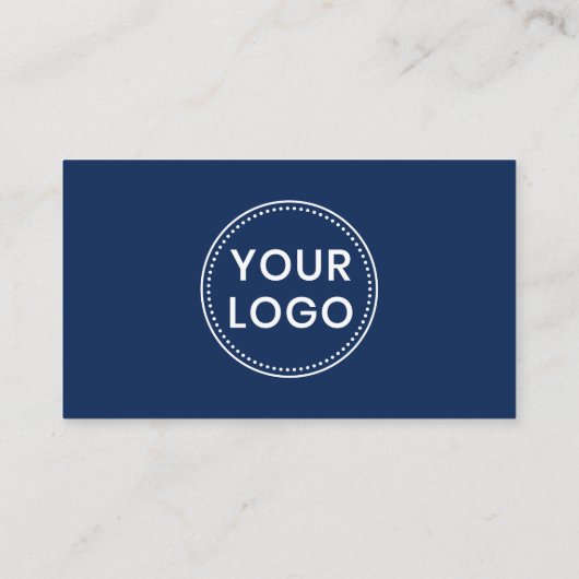 ダークブルーフェイクゴールデンカスタムウェーブ写真 名刺 (裏面)