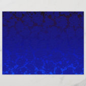 ダークブルーフローラ多肉模様メタリック (正面)