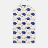 ダークブループリンセスキンセアニラハッピーバースデー ギフトタグ (裏面)