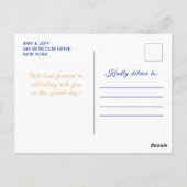 ダークブループリンセスフローラキンセアニラ ポストカード (裏面)