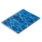 ダークブループールウォーター ノートブック (左側)