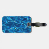 ダークブループールウォーター ラゲッジタグ (裏面横)