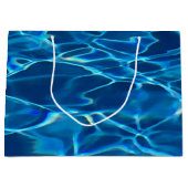 ダークブループールウォーター ラージペーパーバッグ (正面)