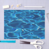 ダークブループールウォーター 薄葉紙 (クラフト)