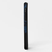 ダークブルーペイズリーiphoneケース Case-Mate iPhoneケース (裏面/左)