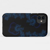 ダークブルーペイズリーiphoneケース Case-Mate iPhoneケース (裏面(横))