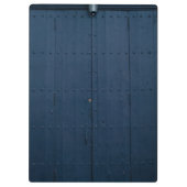 ダークブルーボートハウスドアコスタブラヴァスペイン クリップボード (裏面)