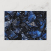 ダークブルーボーホウィッチクリスタルブラック結婚ズ エンクロージャーカード (裏面)