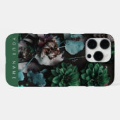 ダークブルームダークグリーン iPhoneケース (裏面横)