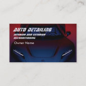 ダークブルーモダンの名刺 名刺 (正面)