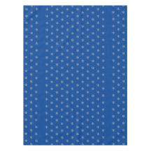 ダークブルーユダヤのホリデーテーブルクロスと星