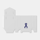 ダークブルーリボンサポート認識度 フェイバーボックス (折り畳みなし)