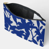 ダークブルーリリリシルエット アクセサリーポーチ (見開き)