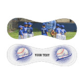 ダークブルーレトロフォト野球 野球ボール (パネル)