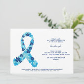 ダークブルー大腸がん認識度資金調達者 招待状 (スタンド正面)