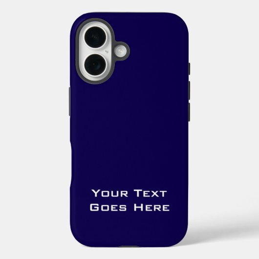 ダークブルー平野エレガントミニマル書道 Case-Mate iPhoneケース (裏面)