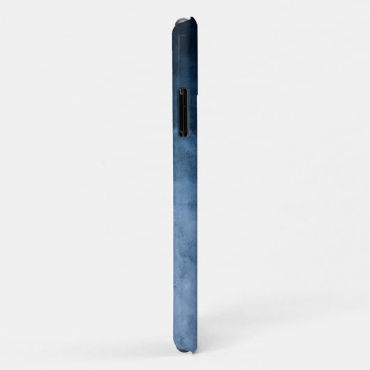 ダークブルー抽象芸術アートフォト Case-Mate iPhoneケース (裏面/右)