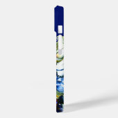 ダークブルー抽象芸術流体アーモノグラムのト Case-Mate iPhoneケース (裏面 / 左)