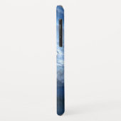 ダークブルー瑪瑙ジオードモノグラム Case-Mate iPhoneケース (裏面/左)