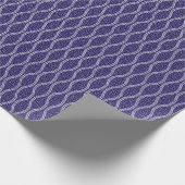 ダークブルー立和区同小紋 ラッピングペーパー (角)