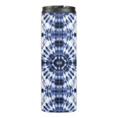 ダークブルー絞り染めパターン タンブラー (裏面)