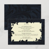 ダークブルー華美フローラ結婚の詳細 (正面/裏面)