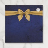 ダークブルー金ゴールドボウカスタム フェイバータグ (裏面)