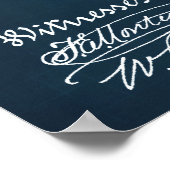 ダークブルー |サクソフォン特許 ポスター (角)