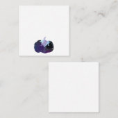 ダークブルー パンプキン ノートカード (正面/裏面)