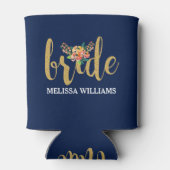 ダークブルー&ブライドイン金ゴールドグリッター 缶クーラー (裏面)