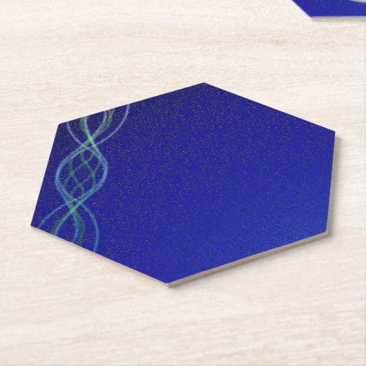 ダークブルー ペーパーコースター (アングル)