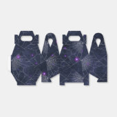 ダークブルー ヴィンテージ グランジ ハロウィン フェイバーボックス (折り畳みなし)