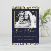 ダークブルー&金ゴールドラブ&応援新年写真 シーズンカード (スタンド正面)