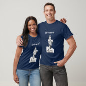ダークブルー BeTeased Tシャツ (ユニセックス)
