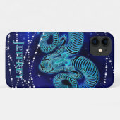 ダークブルーIIのアイレス Case-Mate iPhoneケース (裏面(横))