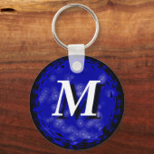 ダークブルーM キーホルダー (正面)
