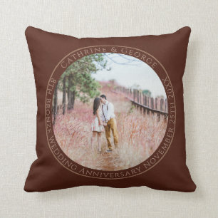 ダークブロンズカスタムの8結婚周年 クッション