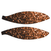 ダークブロンズフェイクグリッターの輝ききらきら光る バスケットボール (パネル)