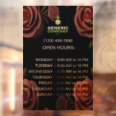 ダークブ企業のランドカスタム会社時間 ウィンドウサイン (シート2)