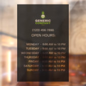 ダークブ企業のランドカスタム会社時間 ウィンドウサイン (シート2)