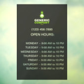 ダークブ企業のランドカスタム会社時間 ウィンドウサイン (シート3)