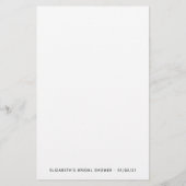 ダークプラムベルベットとホワイト春ブライダルビンゴ (裏面)