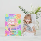 ダークプールのグローパーティの招待状 招待状 (スタンド正面)