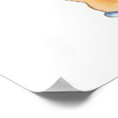 ダークヘアのプリンスのベビーシャワー ポスター (角)