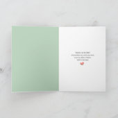 ダークヘアフレンド最高の誕生日 カード (内部)