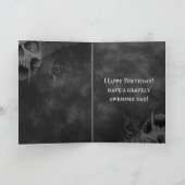 ダークヘビーメタルデススカル墓地誕生日 カード (内部)
