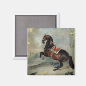 ダークベイの馬「ヴァリオ」 マグネット (正面/裏面)