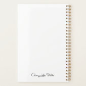 ダークベイホース水の色デイリー プランナー手帳 (裏面)